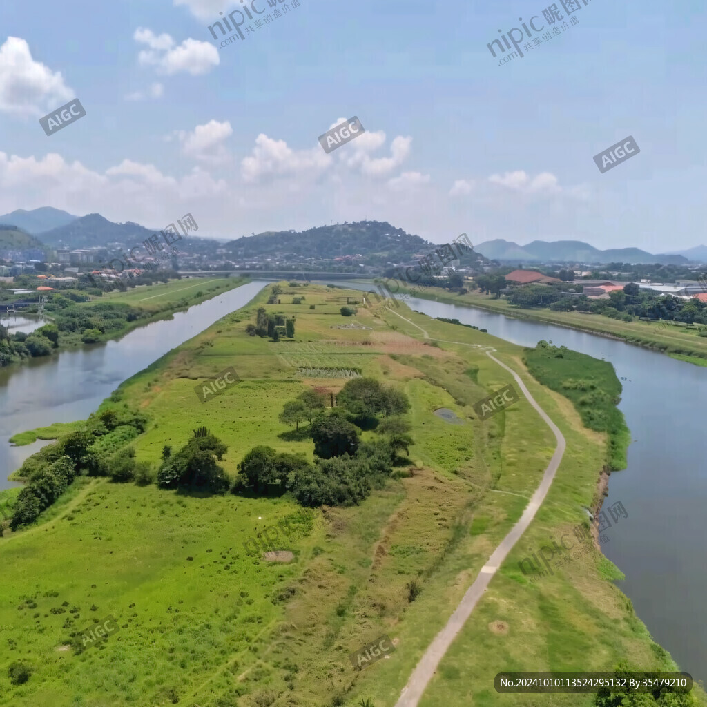 桑园围鲤鱼洲风光