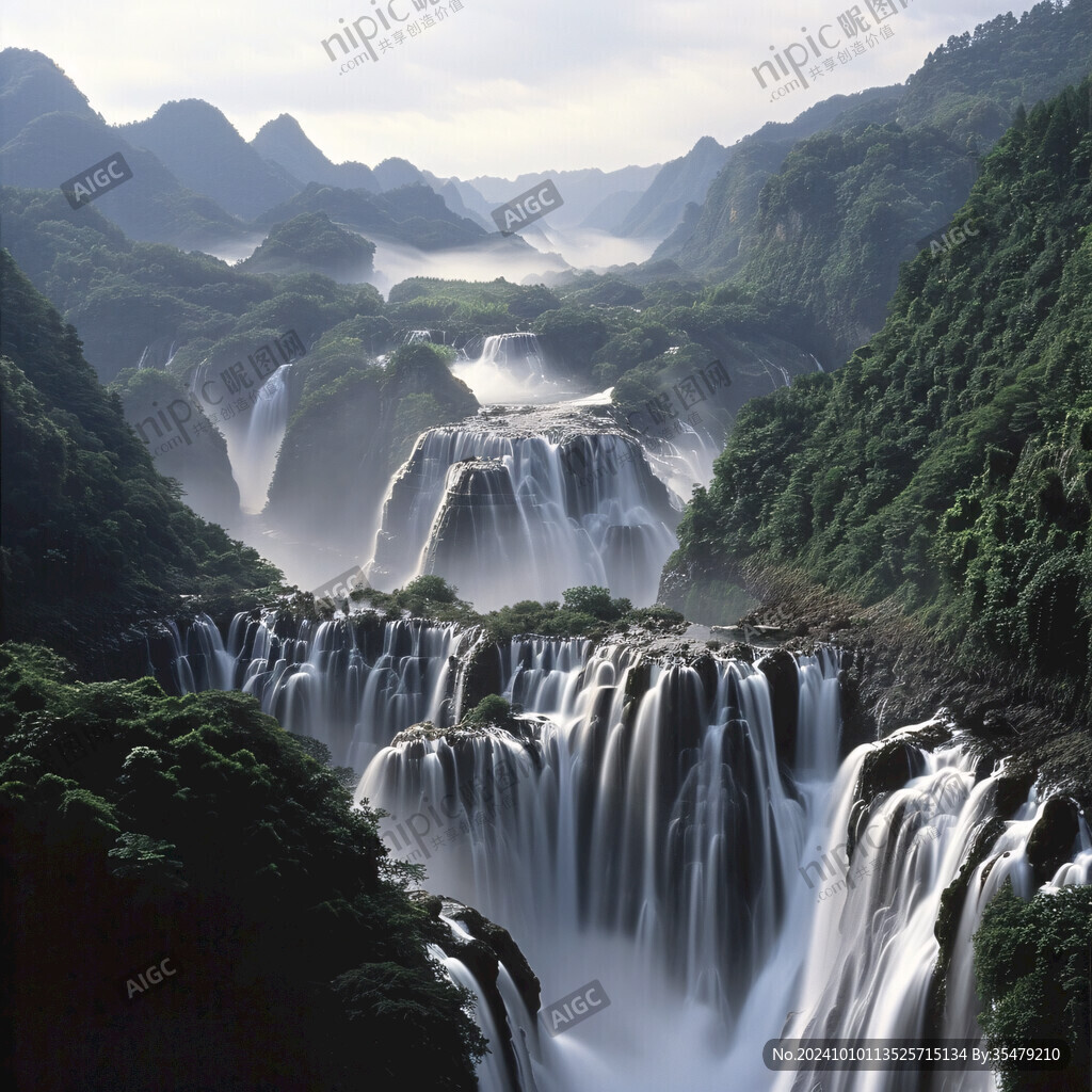 黄果树瀑布装饰画