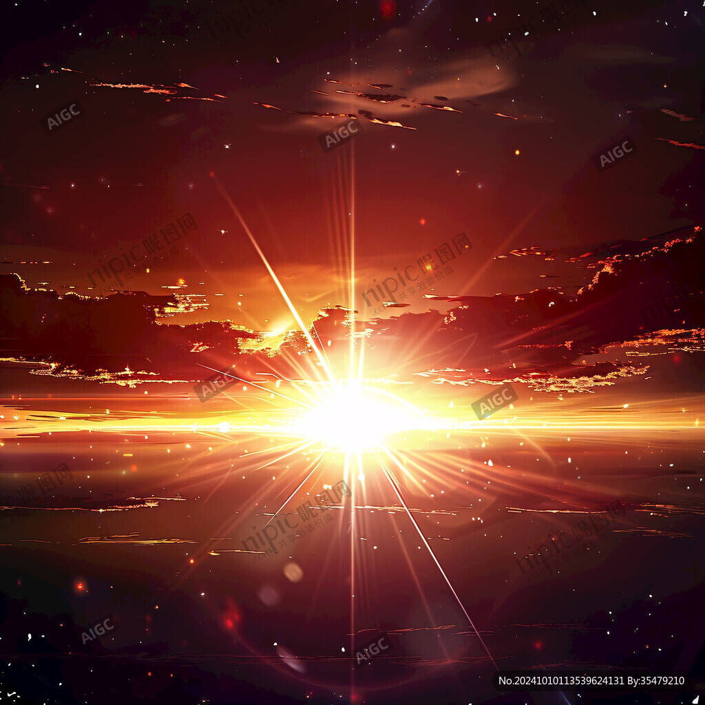 星空宇宙射线