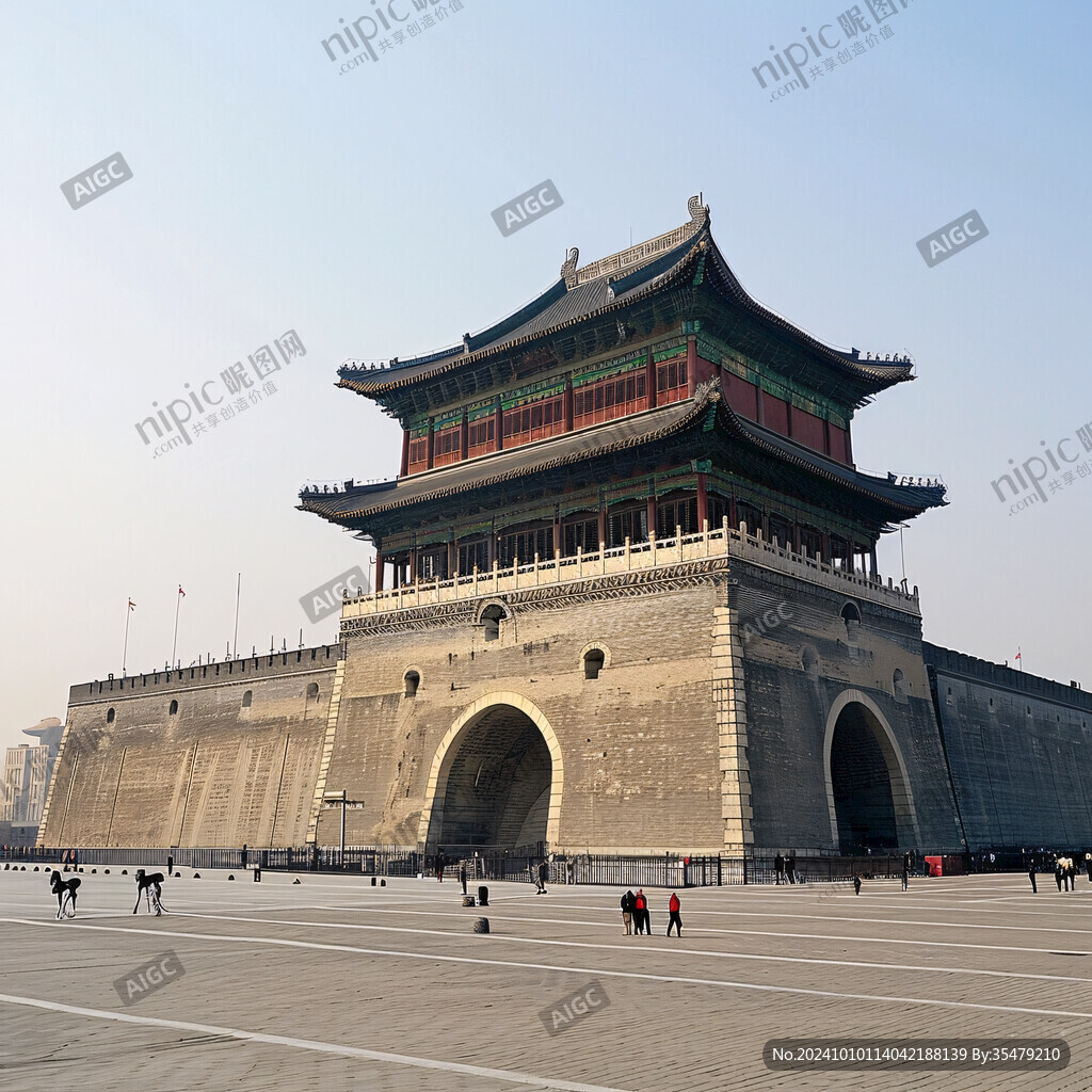 古代城门古城楼