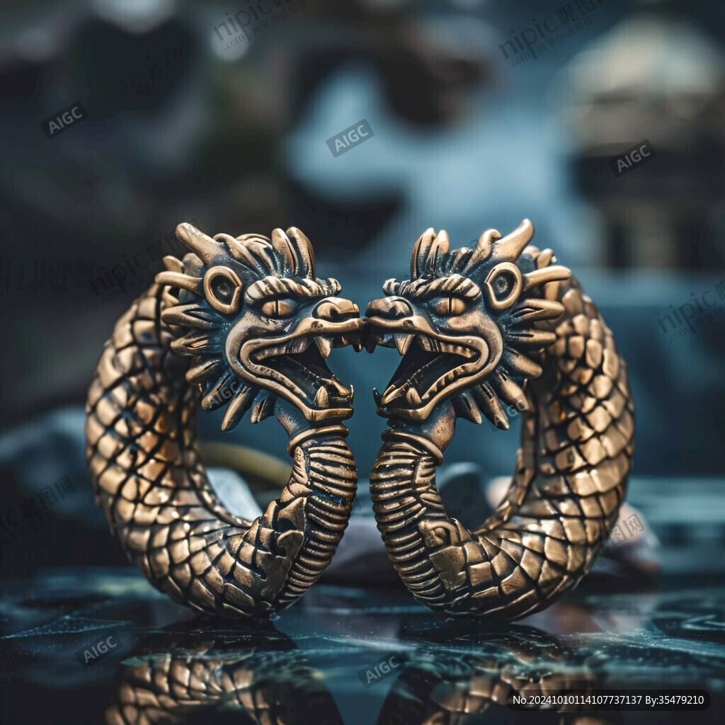 高清双龙图片