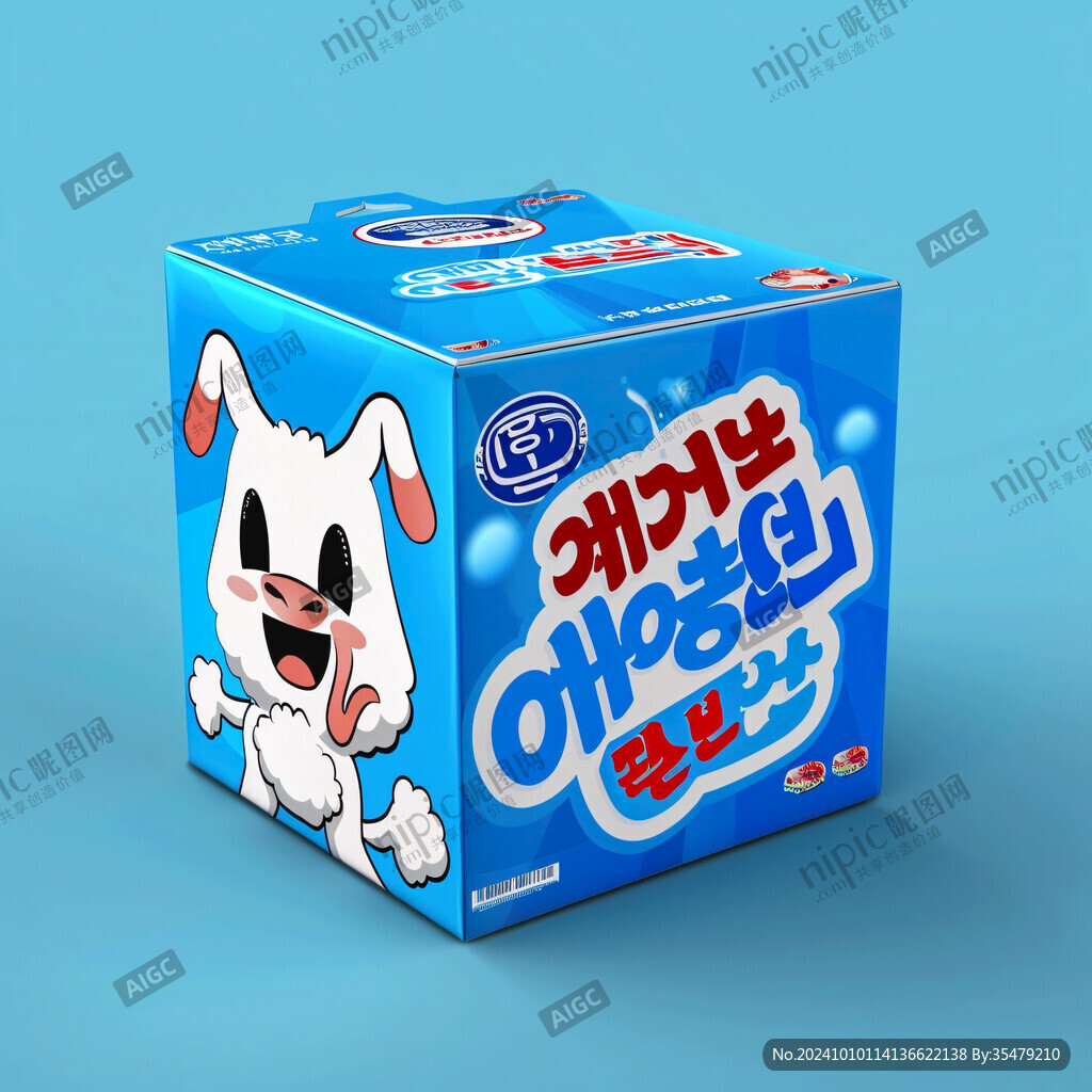 韩国牛奶包装