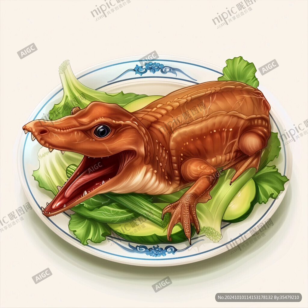 卤水拼盘插画