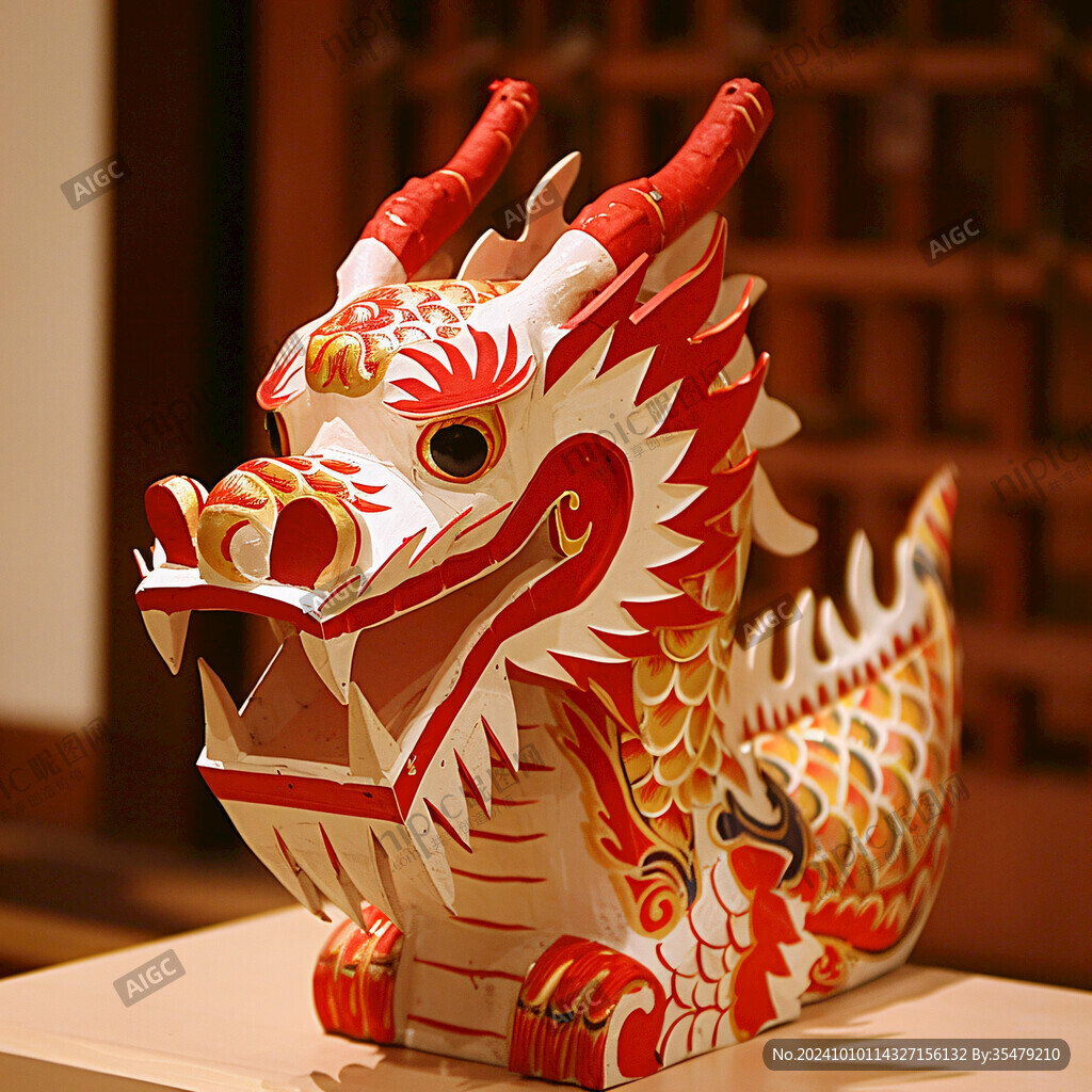 纸扎龙头