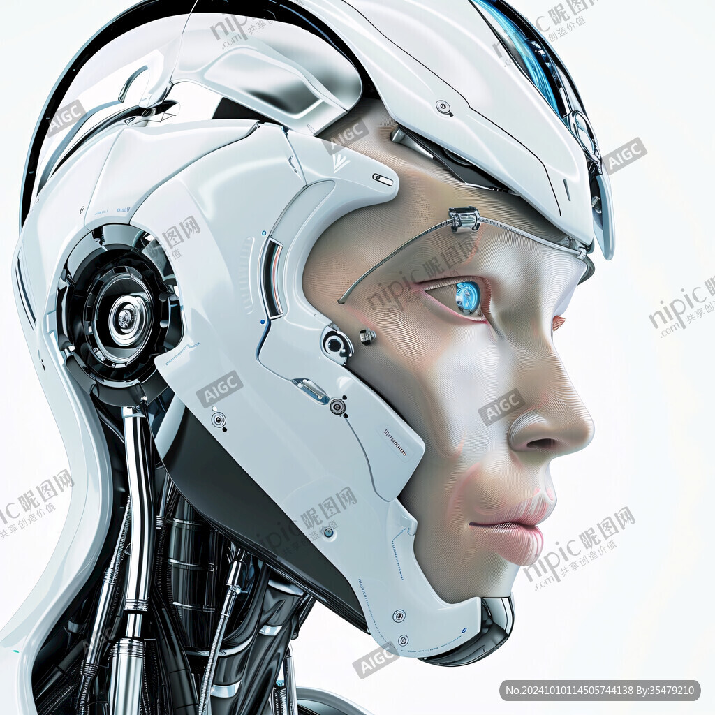 机械框科技感头部