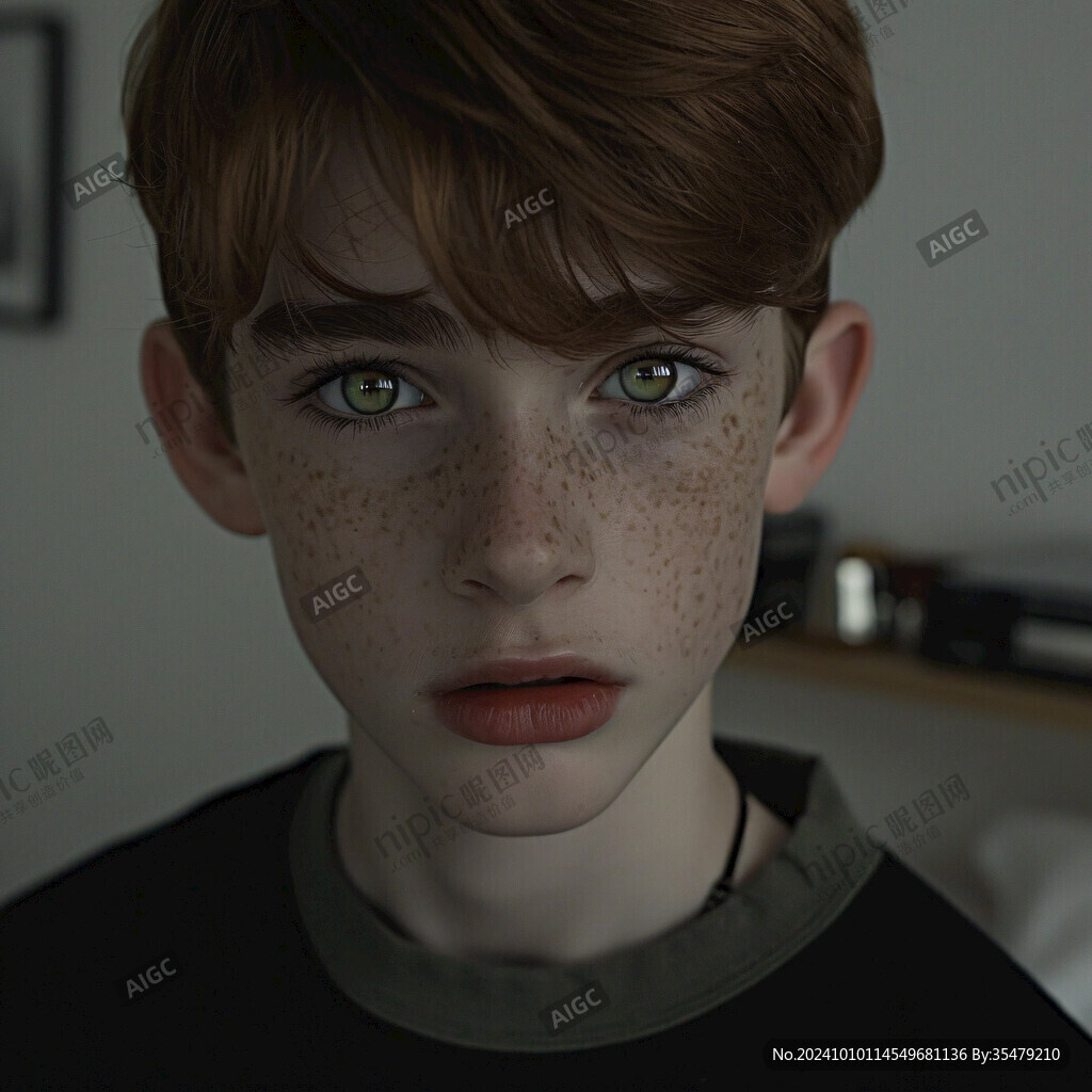 3d效果男孩