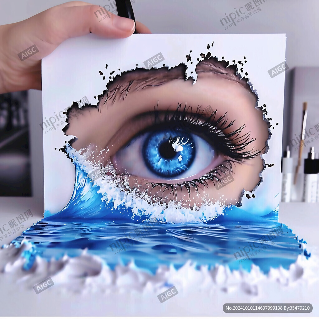 创意3d海洋立体画