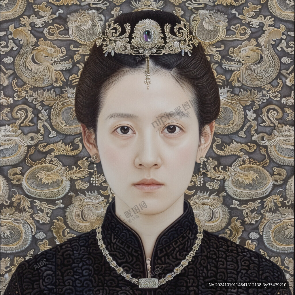 宫廷系列人物插画