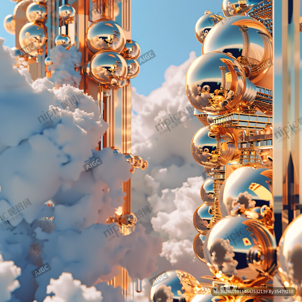 3d立体金属感素材
