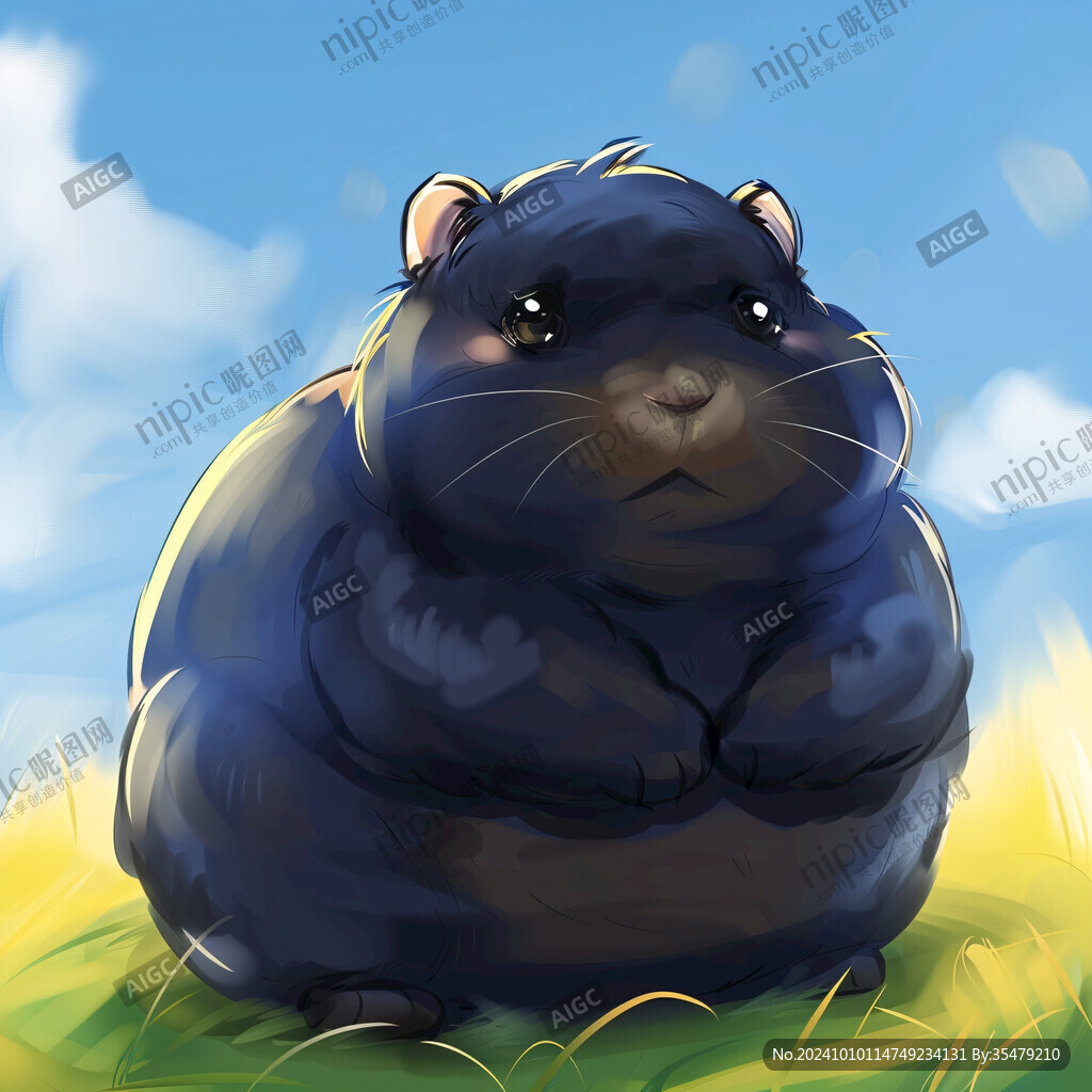 土拨鼠插画
