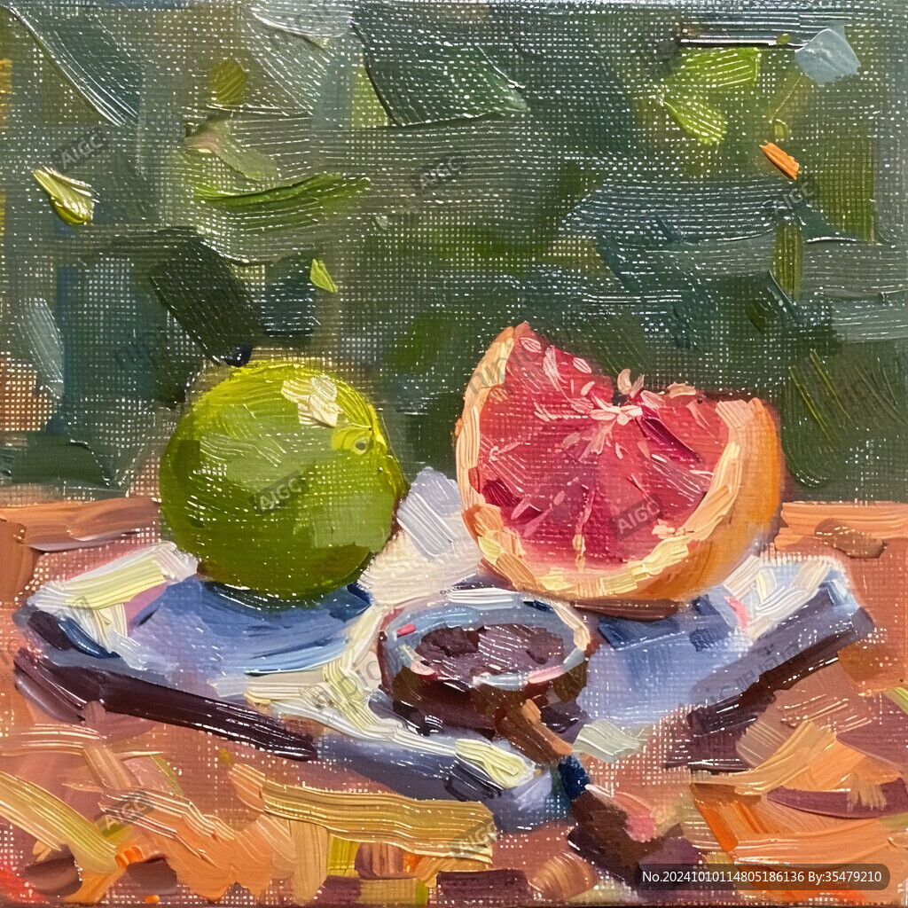 水果油画