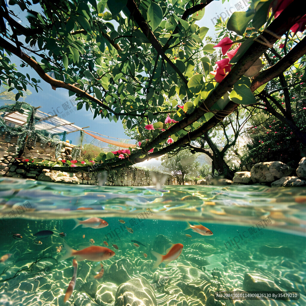 泳池树五星级游泳池