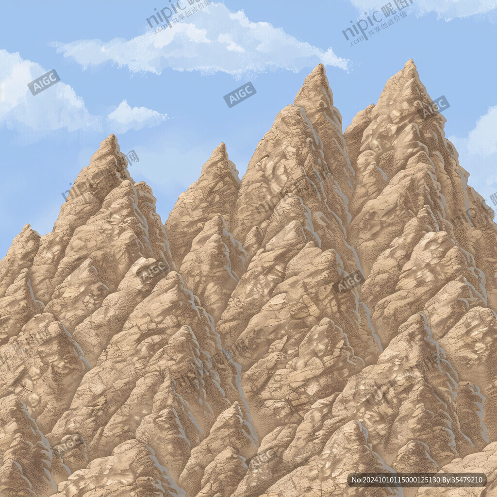 高山丘壑黄土高原
