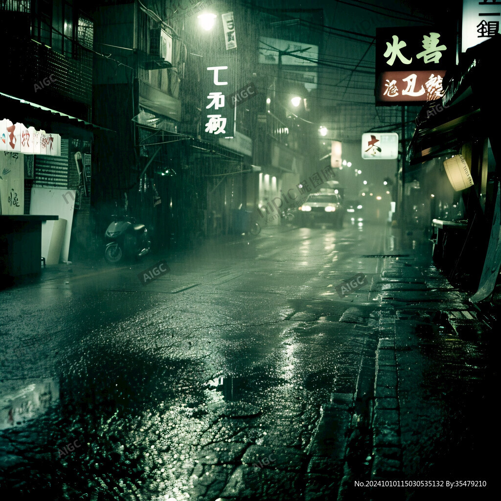 夜景梅雨季