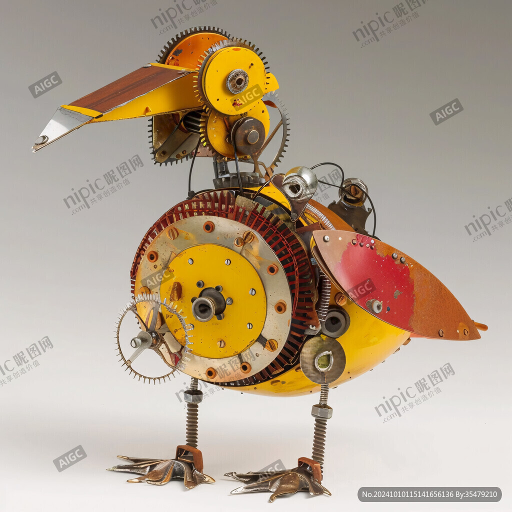 后现代机械科幻装饰品