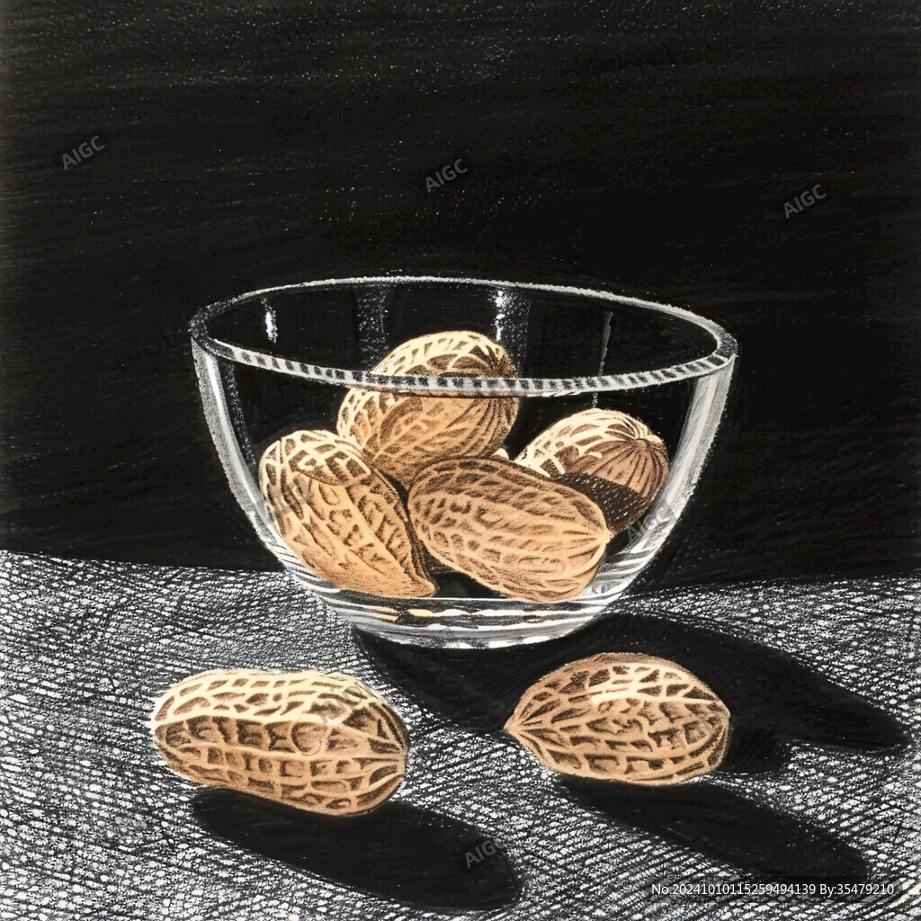 巴旦木版画