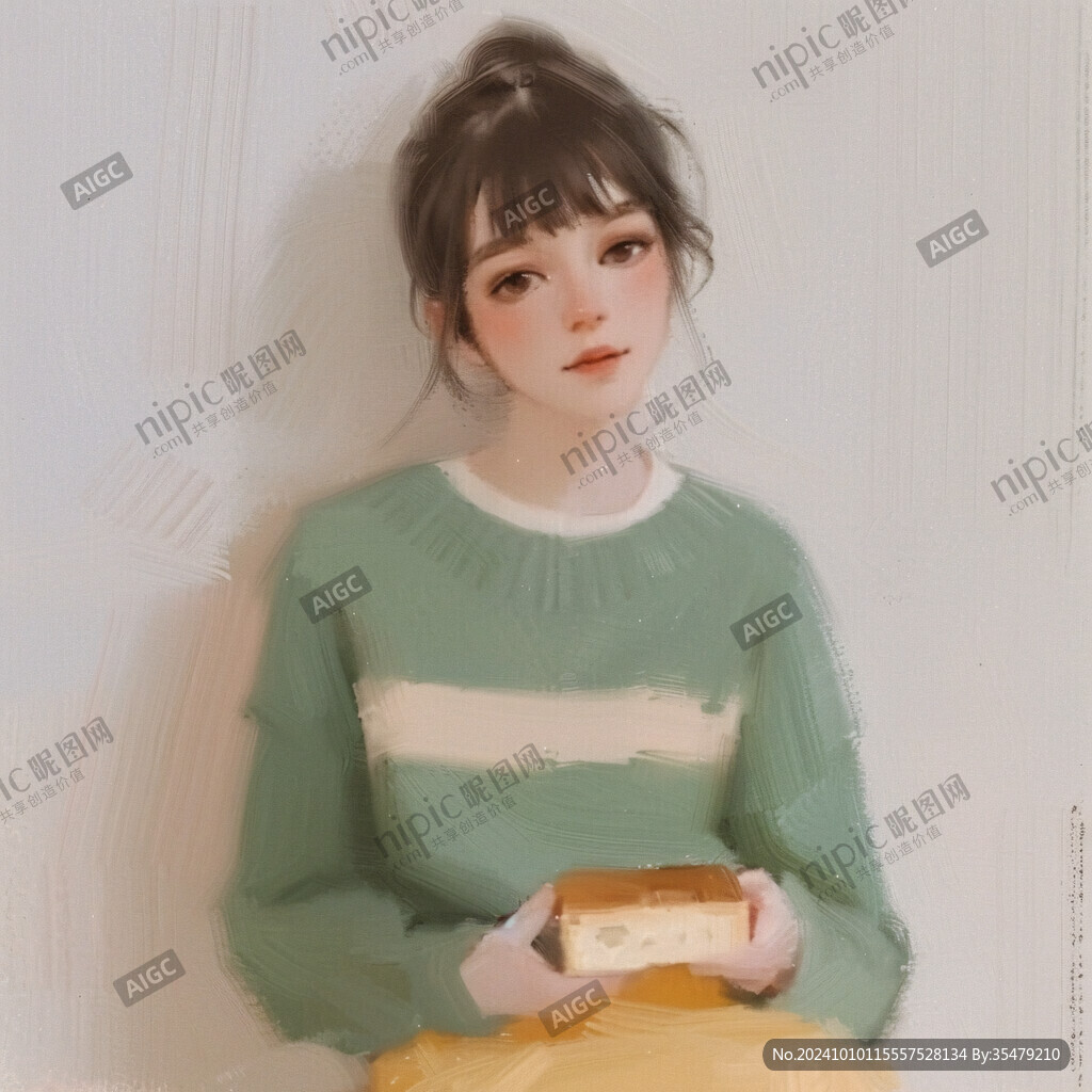 女生插画绘画