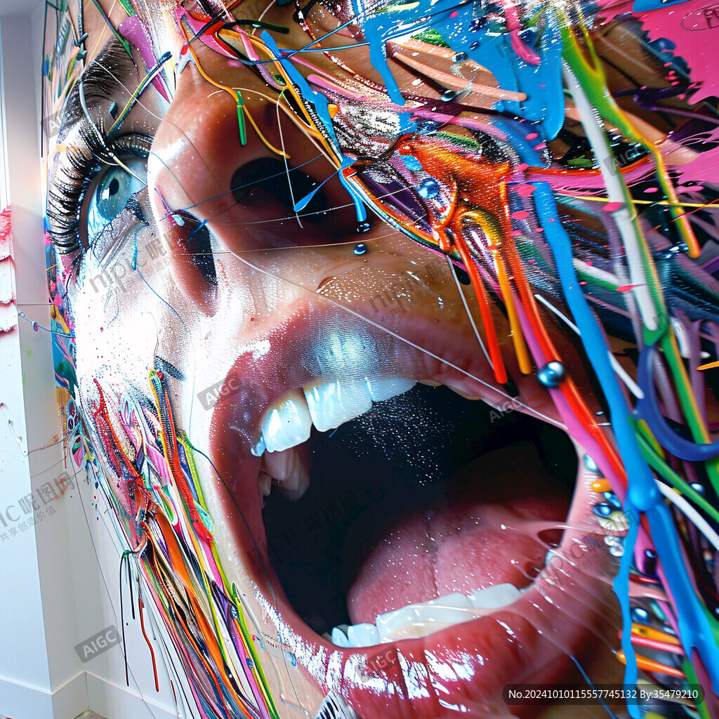 视觉冲击力广告装饰画