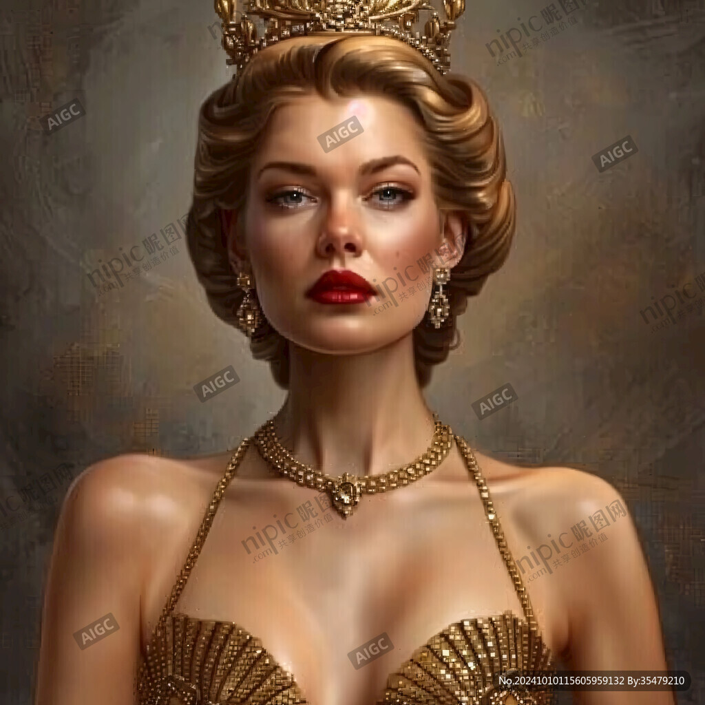 女王人物画