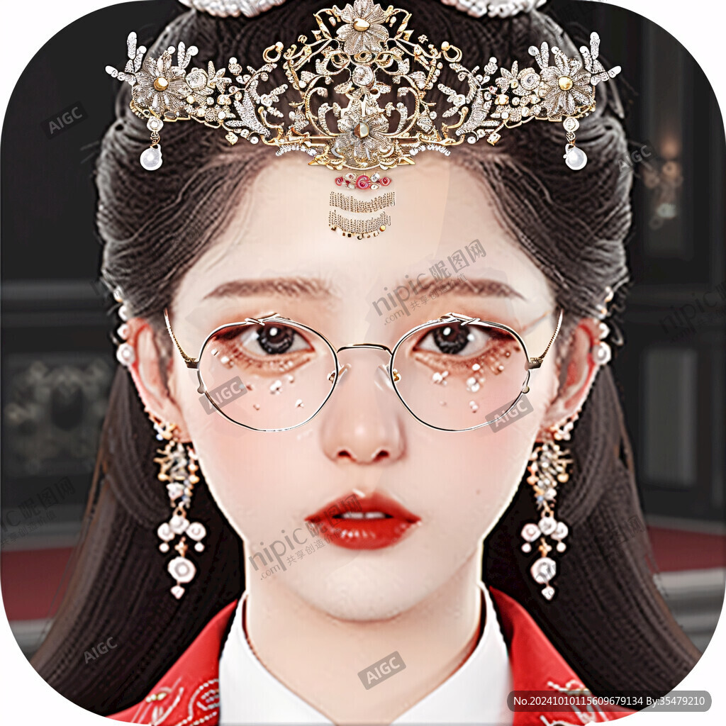 宫廷系列人物插画