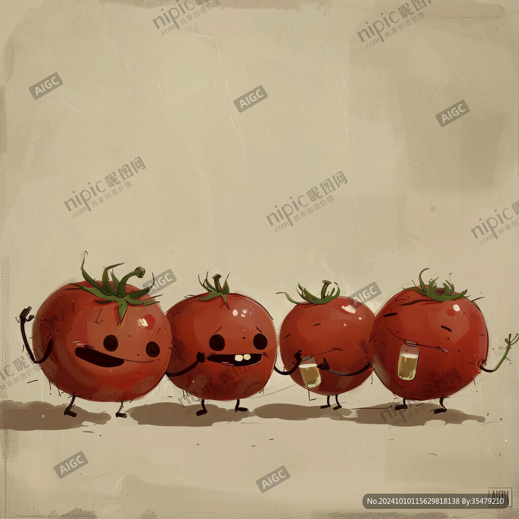 小番茄插画