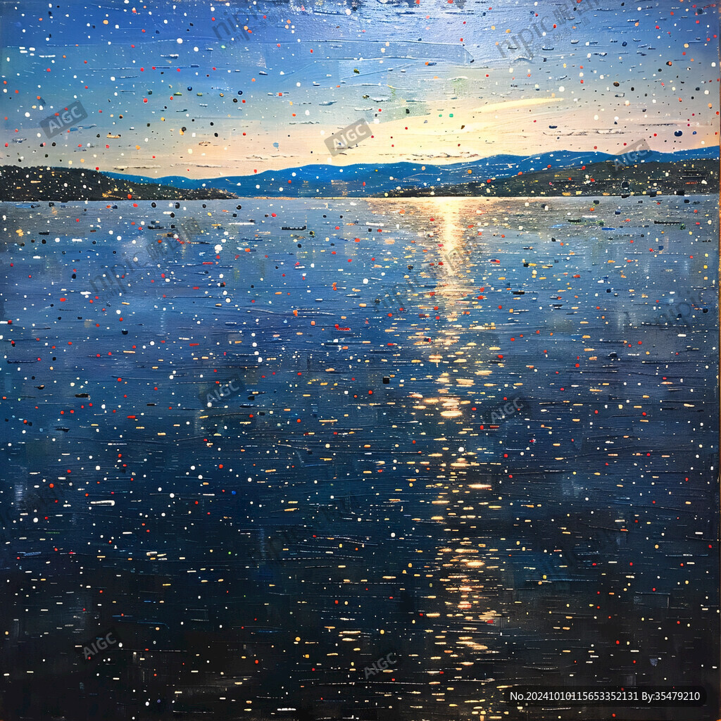 流沙星空装饰画
