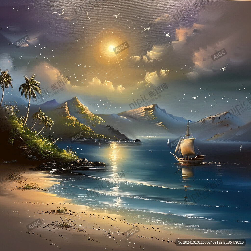 海洋风景画