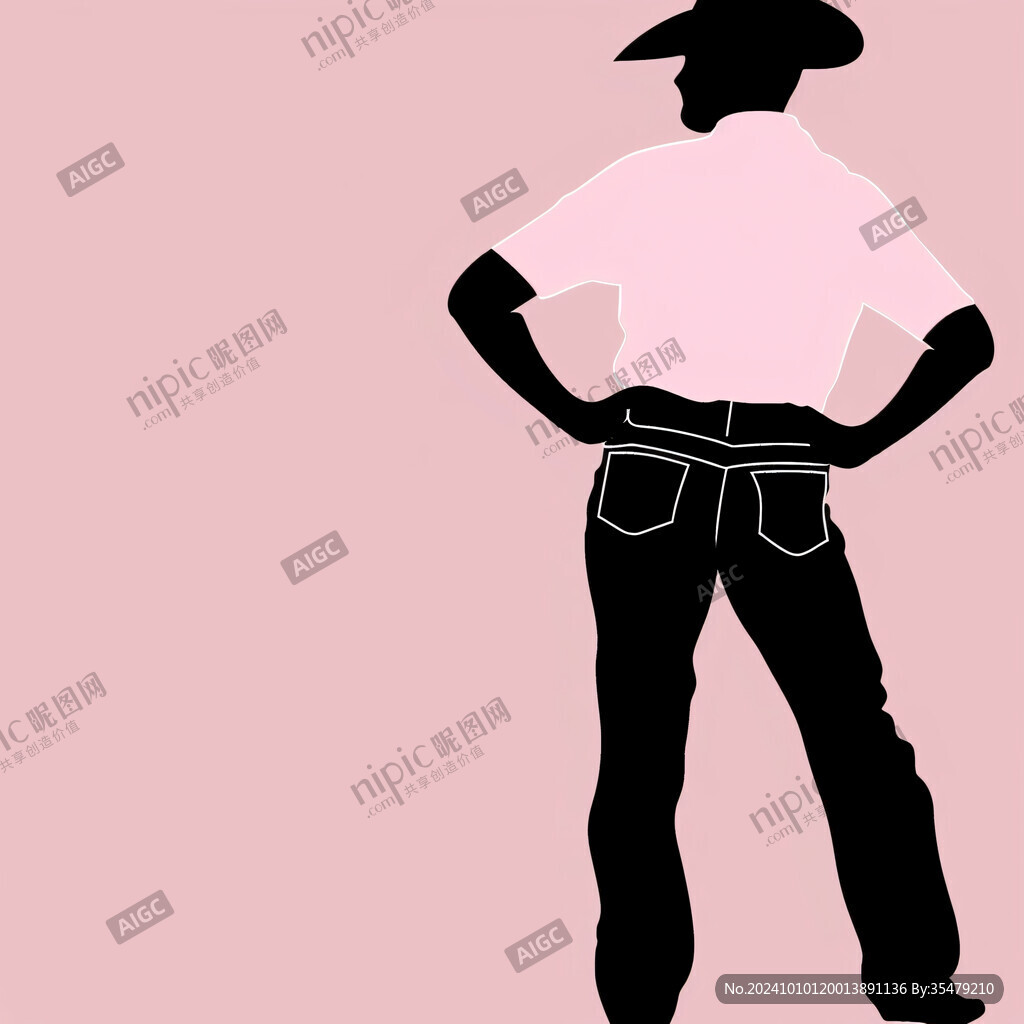 戴帽子的男孩插画
