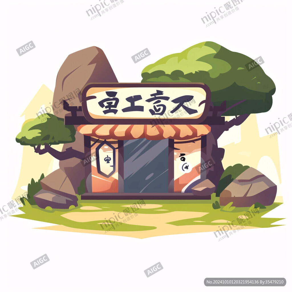 卡通风格门头