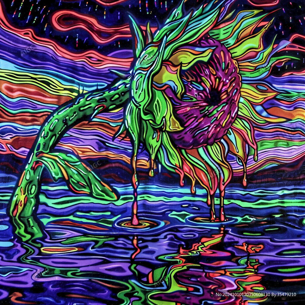 新颖新锐创意艺术绘画