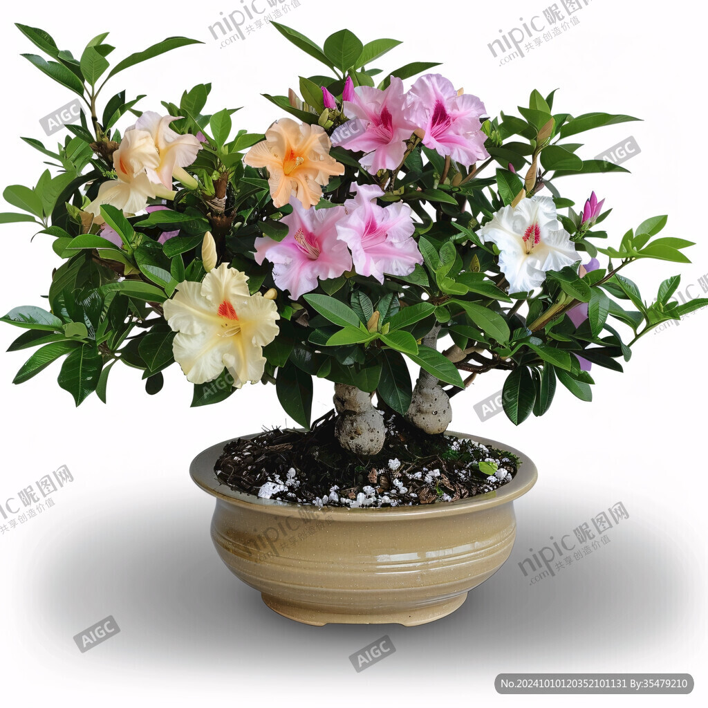 盆栽杜鹃花