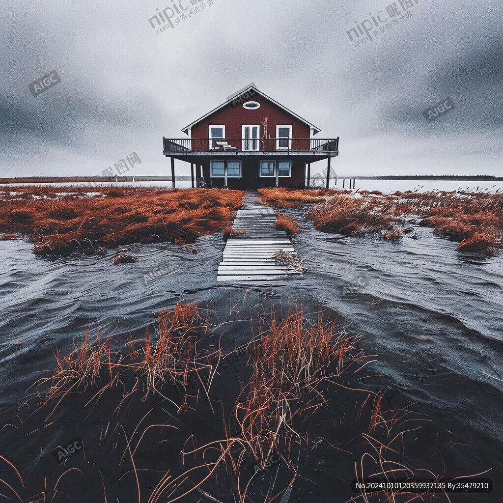 海边红房子