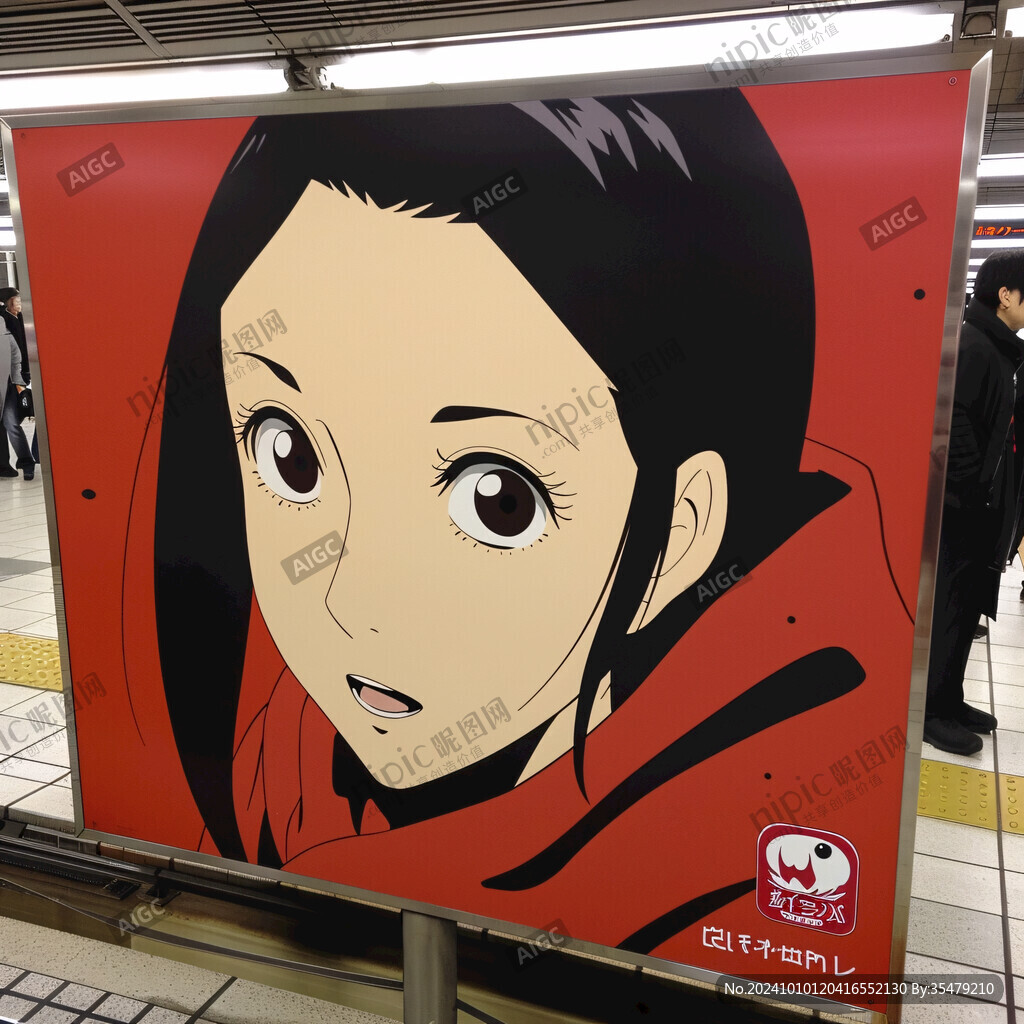 地铁动漫广告