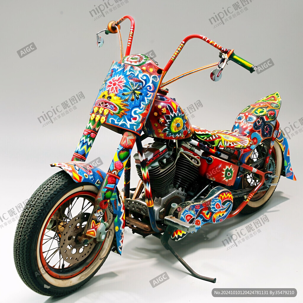 摩托车手工艺品