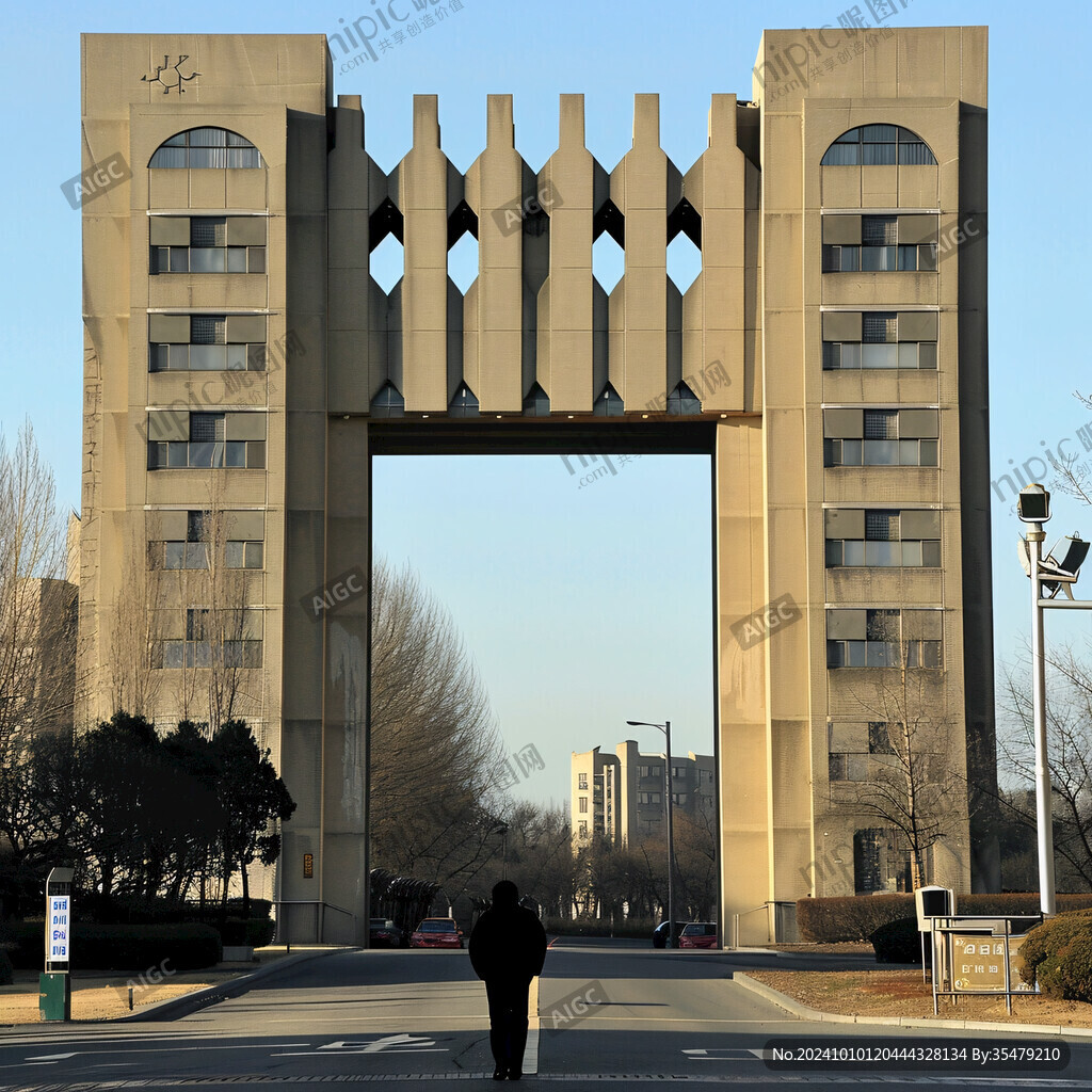 国科大大门建筑