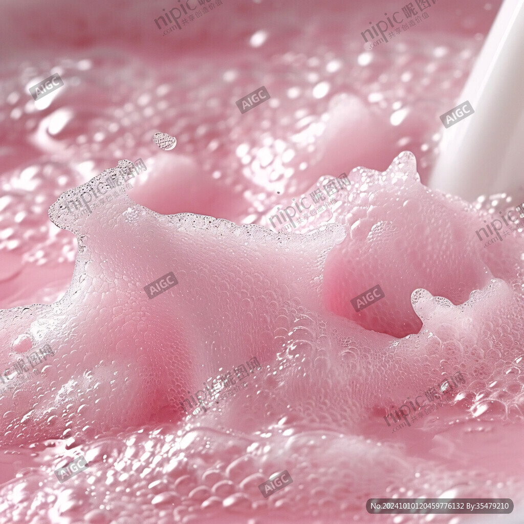 玫红色水滴背景
