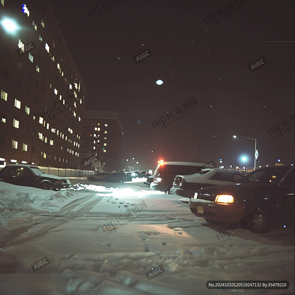 雪夜街景