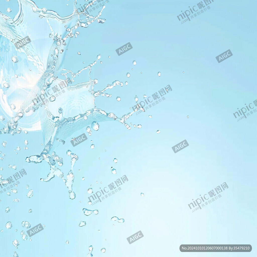 水花模板下载