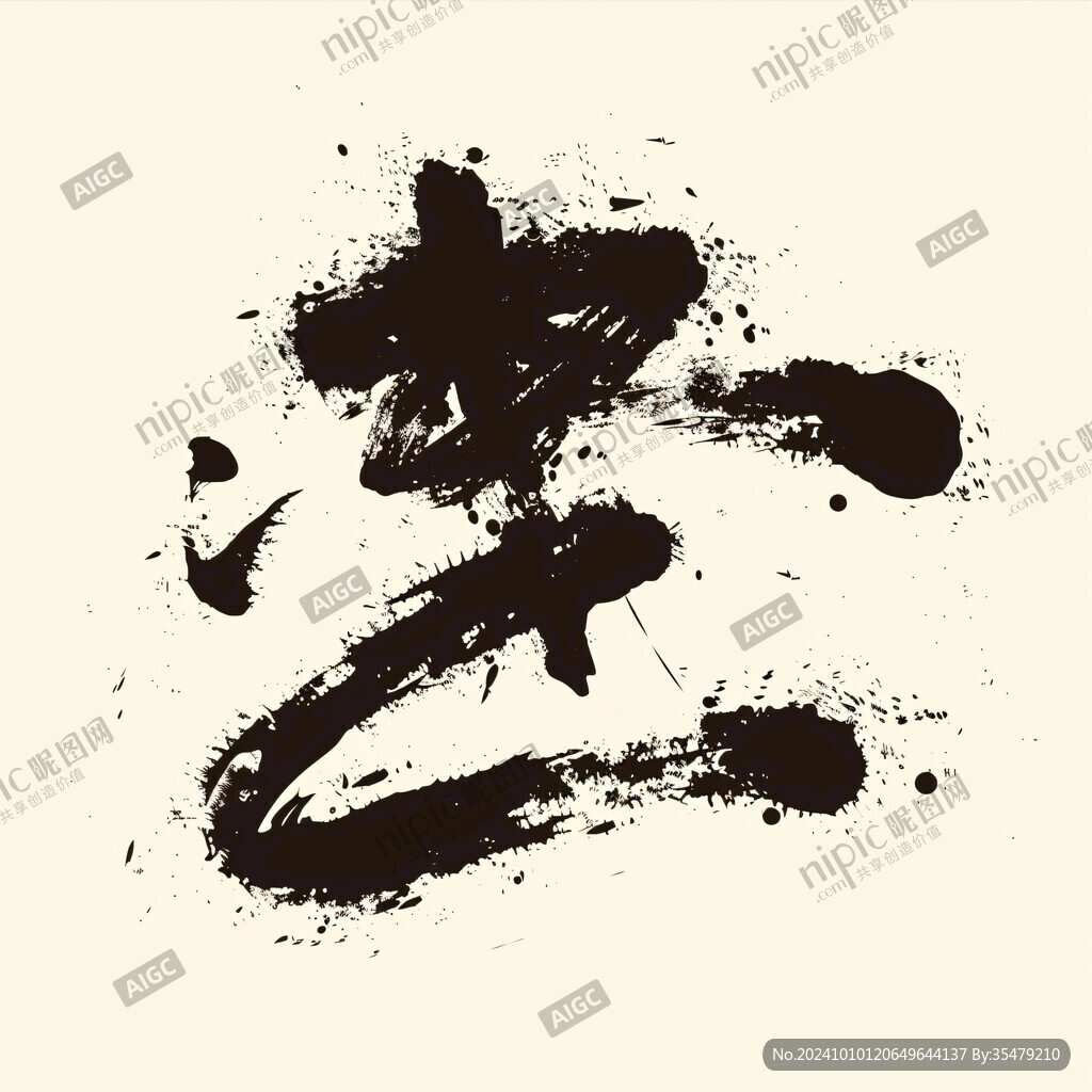 道家书法字