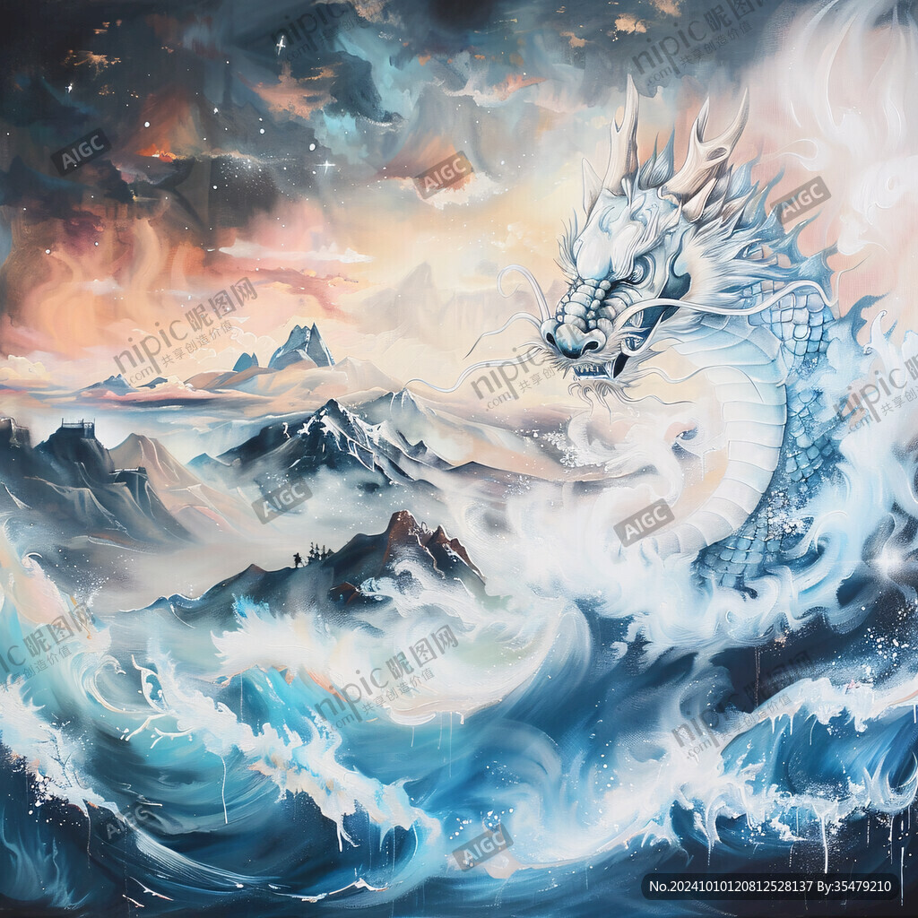 国潮风蛟龙得水