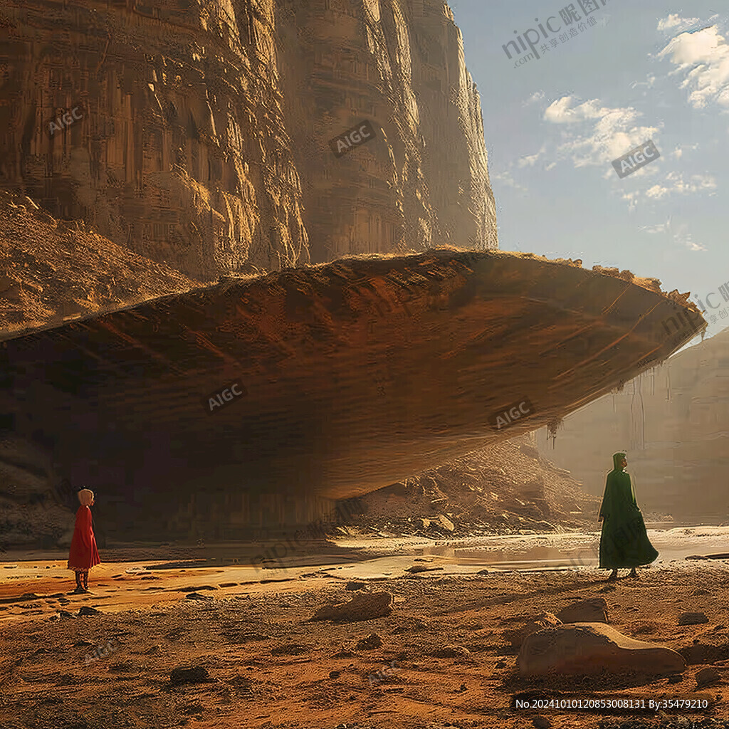 科幻雕塑场景