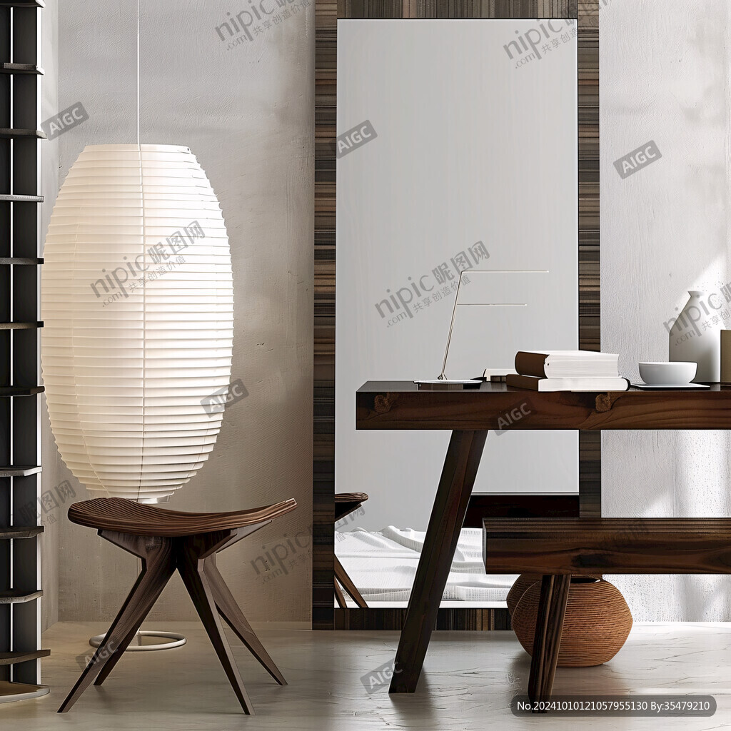 斗笠落地灯草帽落地灯