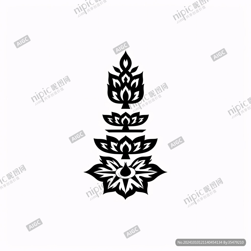 雪莲花字体设计
