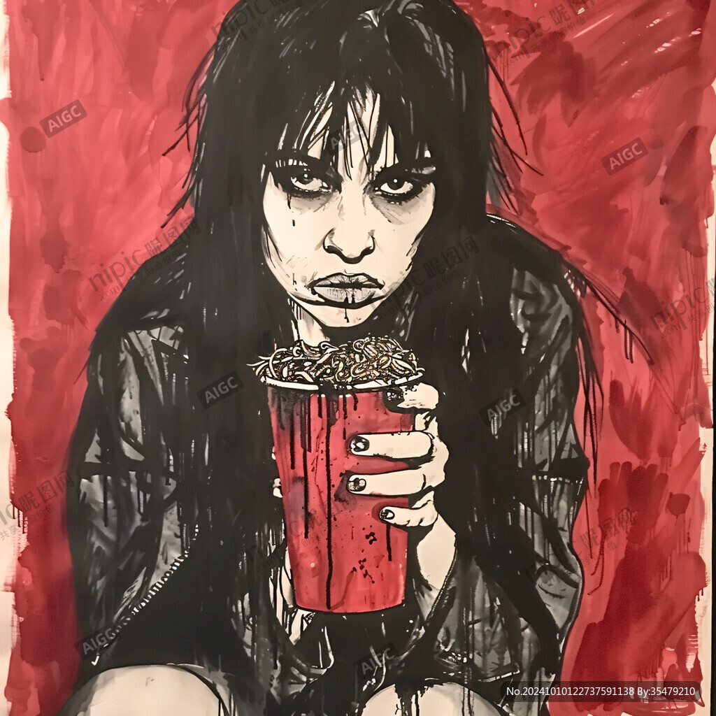 丧尸立体画