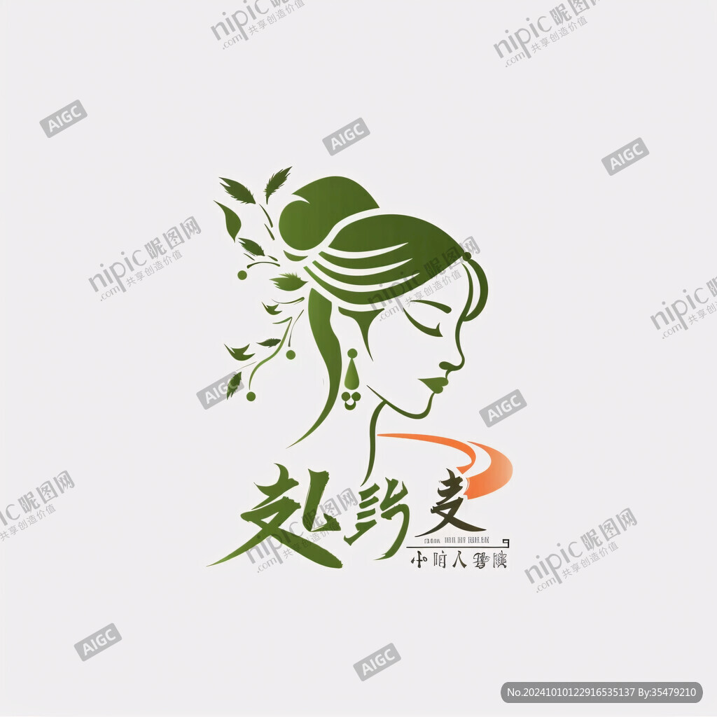 古代美女logo