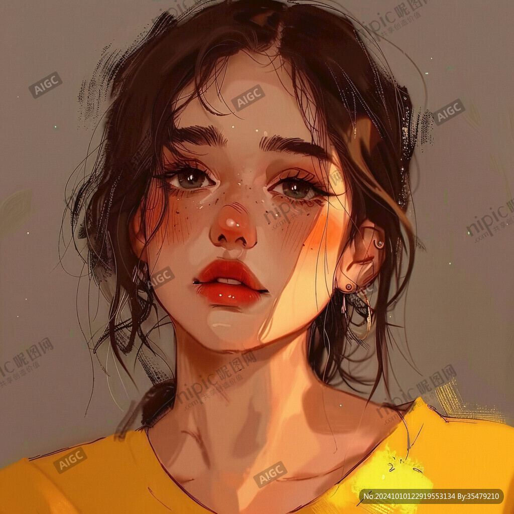 厚涂少女