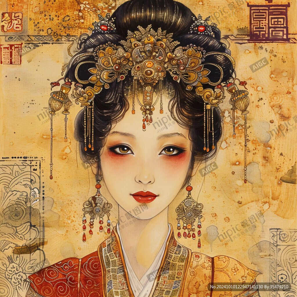 插画艺妓