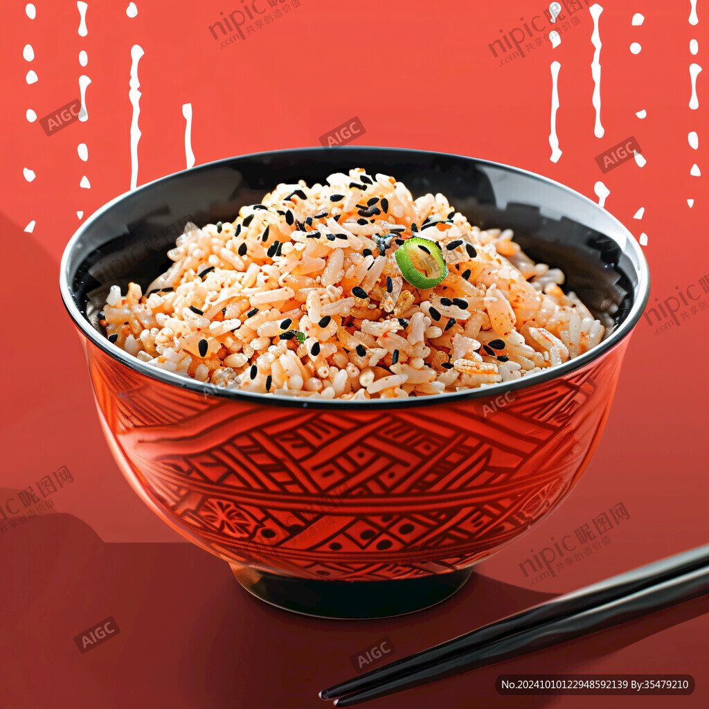 饭碗中式图案