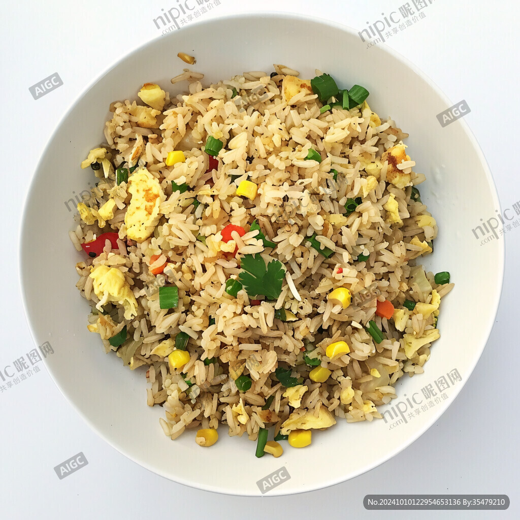 蛋炒饭素材