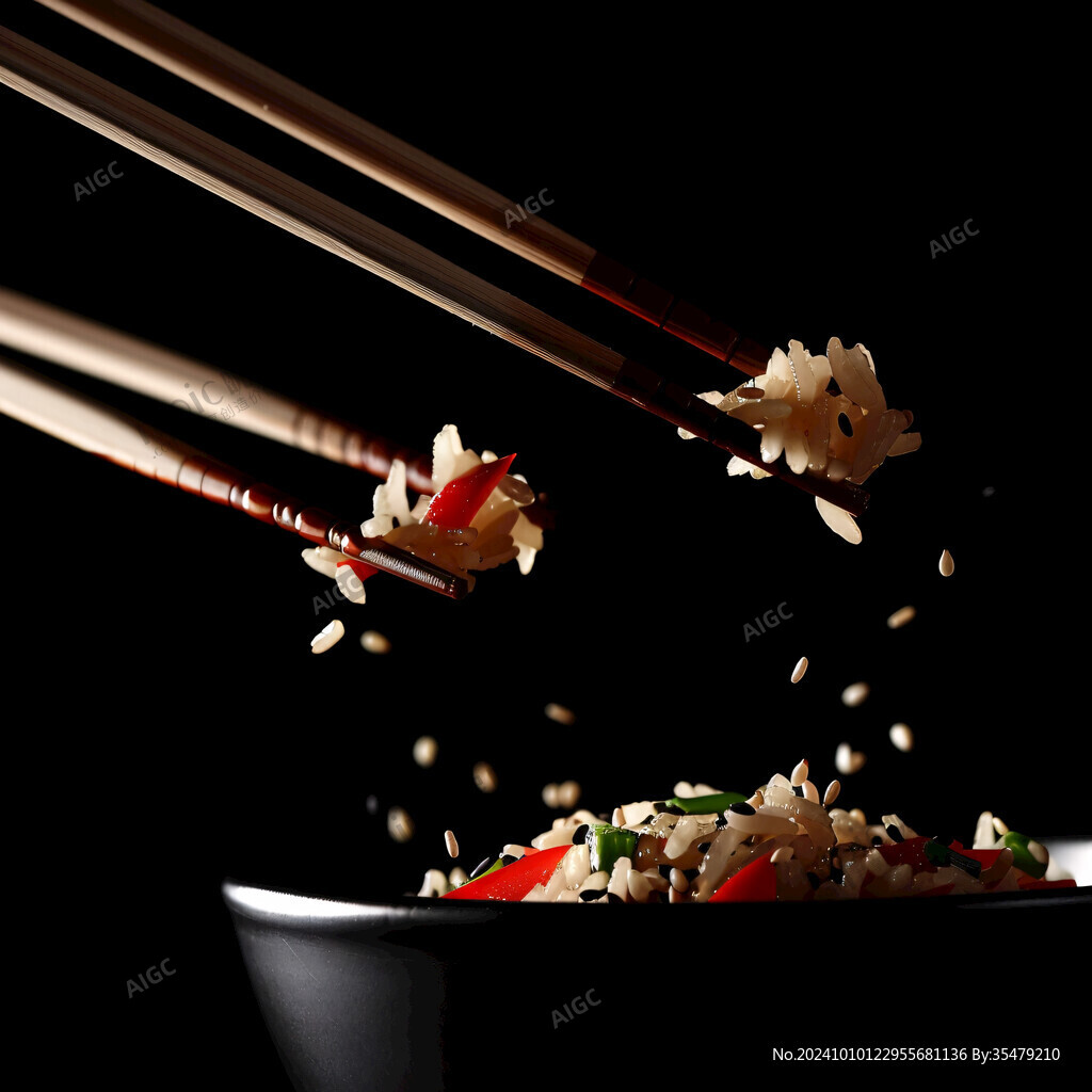 筷子与食物